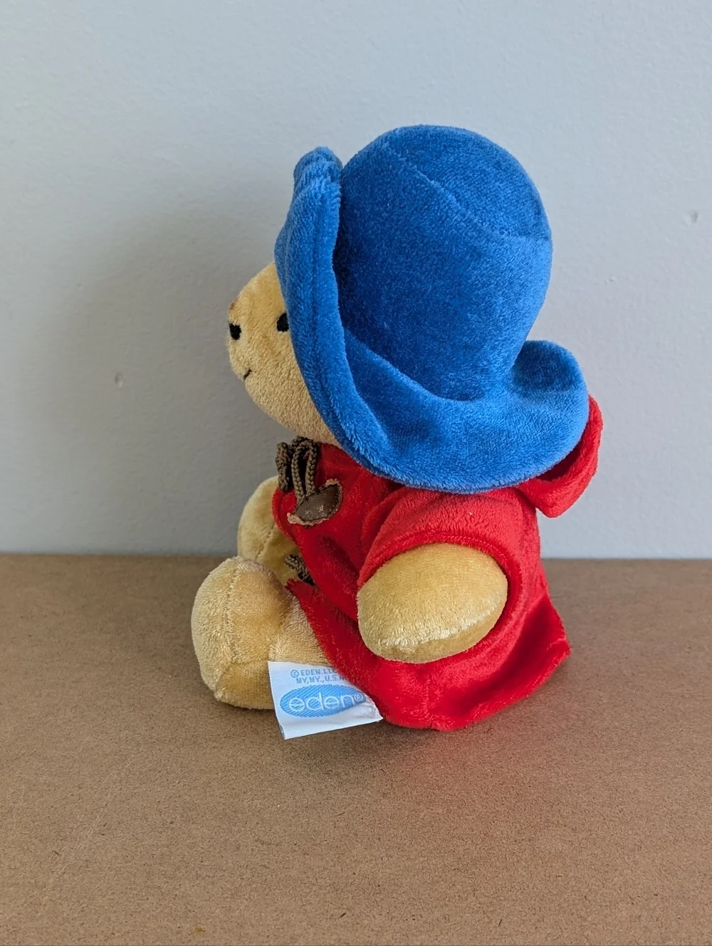 Vintage Eden Toys Paddington Bear Plush Toy, Red Coat & Blue Hat - Picture 4 of 10